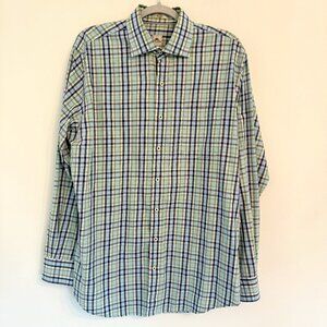 🏷️ Peter Millar Plaid Button-Down Shirt